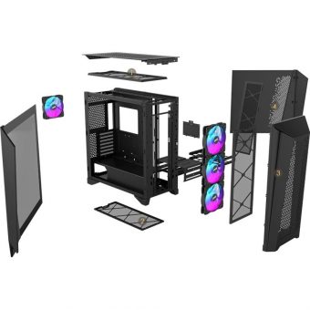 MSI Meg Prospect 700R RGB Tempered Glass Mid-Tower Black 306-7G15R21-W57 - Image 6