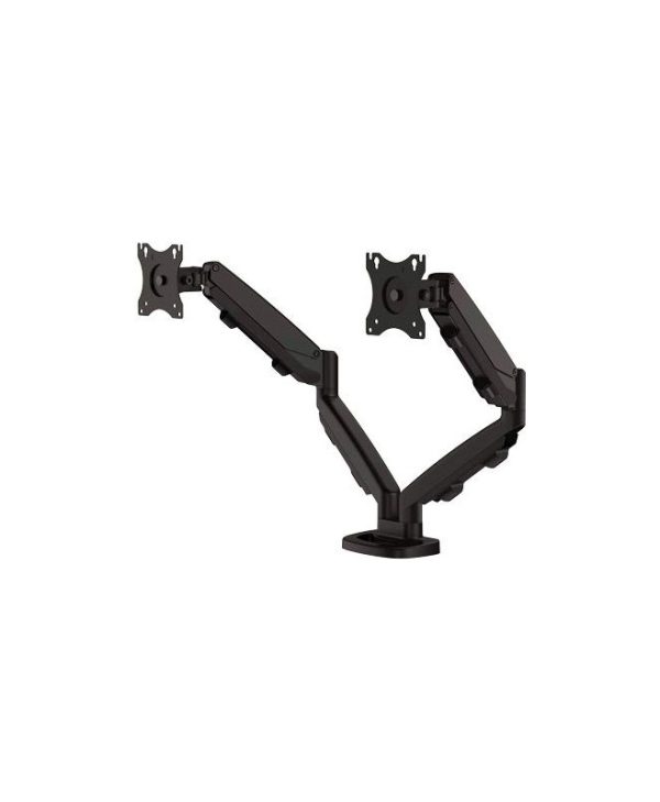 Fellowes Desk Mount Dual Monitor Arm Black 9683401