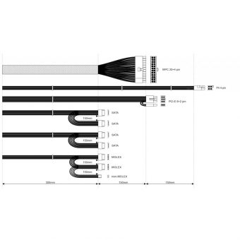 Akyga 600W 12cm Fan Non-Modular Silver AK-B1-600 - Image 3