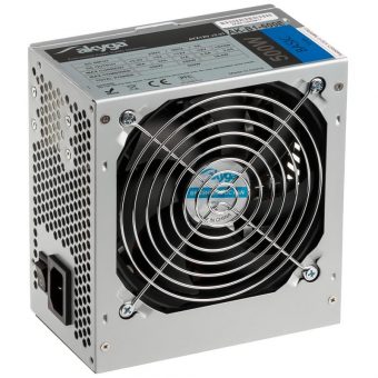 Akyga 500W 12cm Fan Non-Modular Silver AK-B1-500E