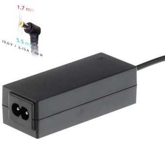 Akyga AK-ND-47 40W Power Supply 19V/2.15A/5.5 x 1.7mm Plug 5901720133854 - Image 2