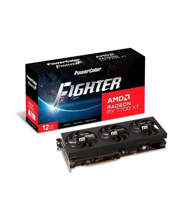 PowerColor Radeon RX 7700 XT Fighter 12GB OC GDDR6 RX7700XT 12G-F/OC