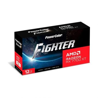 PowerColor Radeon RX 7700 XT Fighter 12GB OC GDDR6 RX7700XT 12G-F/OC - Image 6