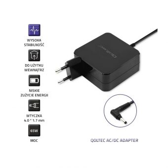 Qoltec 51751 Notebook Power Adapter for Huawei 65W 5901878517513 - Image 3