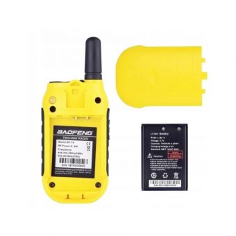 Baofeng Walkie-Talkie BF-T6 0.5 Watt Yellow 5903815492419 - Image 3