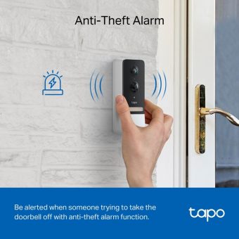 TP-Link Tapo Smart Battery Video Doorbell Tapo D230S1 - Image 8