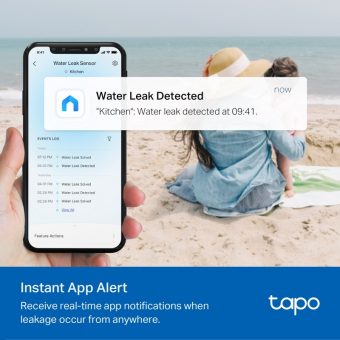 TP-Link Tapo Smart Water Leak Sensor (Hub Required) Tapo T300 - Image 5