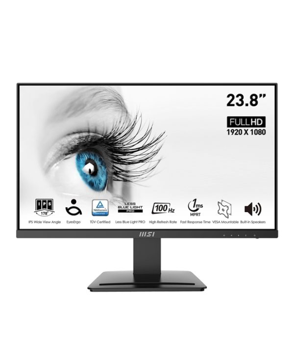 MSI Pro MP243X 23.8" FHD IPS 100Hz Monitor Black