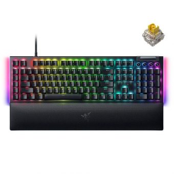 Razer BLACKWIDOW V4 RGB Yellow Switches Gaming Mechanical Keyboard US layout RZ03-04691800-R3M1