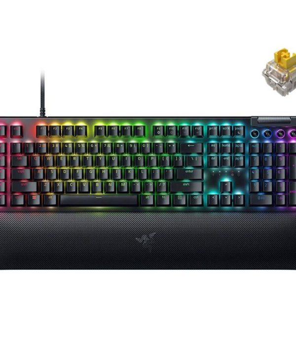 Razer BLACKWIDOW V4 RGB Yellow Switches Gaming Mechanical Keyboard US layout RZ03-04691800-R3M1