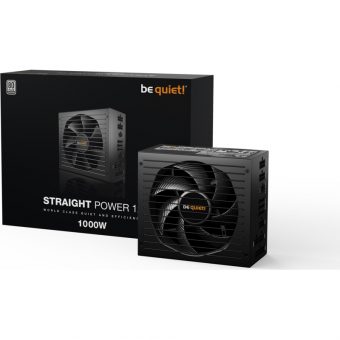 Be Quiet! Straight Power 12 1000W 13.5cm Fan Fully-Modular 80+ Platinum PCIe 5.0 Black BN338