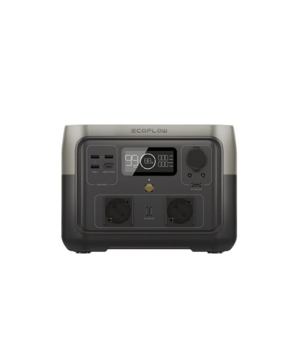 EcoFlow RIVER 2 Max EU-Plug Portable Power Station 512Wh LiFePO4 660W Output/220W PV Input 5005401005