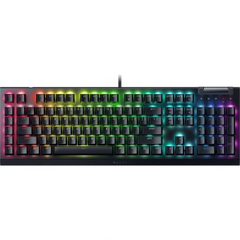 Razer BlackWidow V4 X RGB Gaming Mechanical Keyboard Green Clicky Switches RZ03-04700100-R3M1