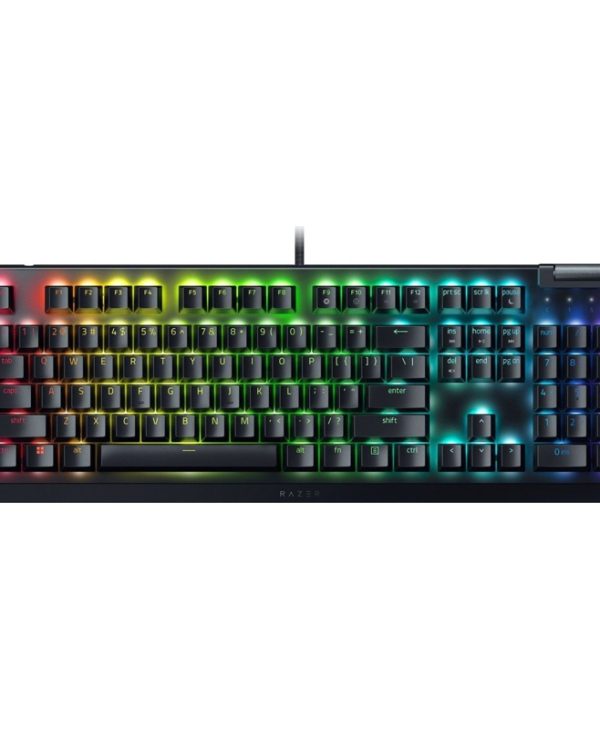 Razer BlackWidow V4 X RGB Gaming Mechanical Keyboard Green Clicky Switches RZ03-04700100-R3M1