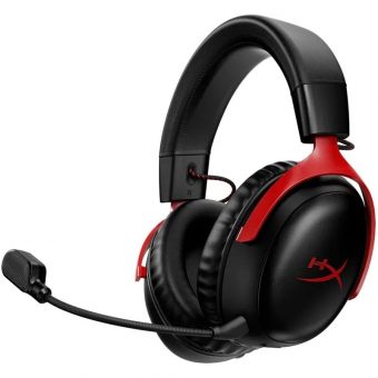 HyperX Cloud III Wireless Gaming Headset Black/Red 77Z46AA