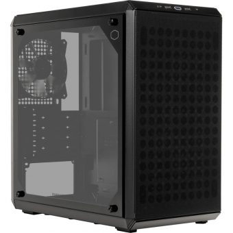 CoolerMaster MasterBox Q300L V2 Mini-Tower Tempered Glass Black Q300LV2-KGNN-S00