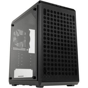 CoolerMaster MasterBox Q300L V2 Mini-Tower Tempered Glass Black Q300LV2-KGNN-S00 - Image 2