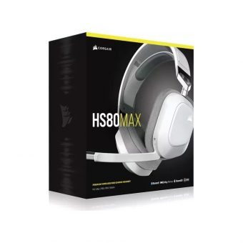 Corsair HS80 MAX Wireless Gaming Headset RGB White CA-9011296-EU - Image 5