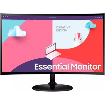 Samsung Essential (2023) S27C364EAU 27" VA 75Hz FHD Curved Monitor Black LS27C364EAUXEN