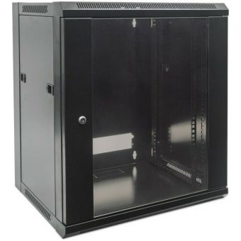 Mirsan 16U 19" Wall Mount Rack 45cm Black WTC16U45MN.01