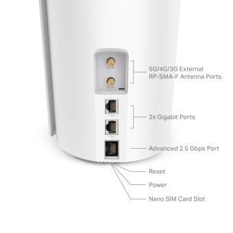 TP-Link AX3000 Deco X50-5G Whole Home Mesh Wi-Fi 6 Gateway 1-Pack - Image 3