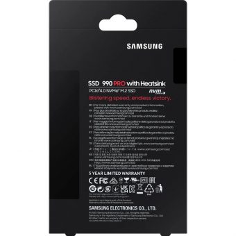 Samsung 990 Pro HS 4TB M.2 2280 PCIe Gen4x4 MZ-V9P4T0CW - Image 9