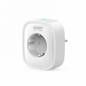 GoSund SP1-H Μονή Εξωτερική Πρίζα Ρεύματος Wi-Fi 2 τμχ Λευκή SP1-H 2PC - Image 2