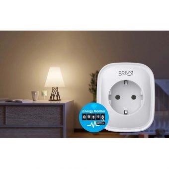 GoSund SP1-H Μονή Εξωτερική Πρίζα Ρεύματος Wi-Fi 2 τμχ Λευκή SP1-H 2PC - Image 6