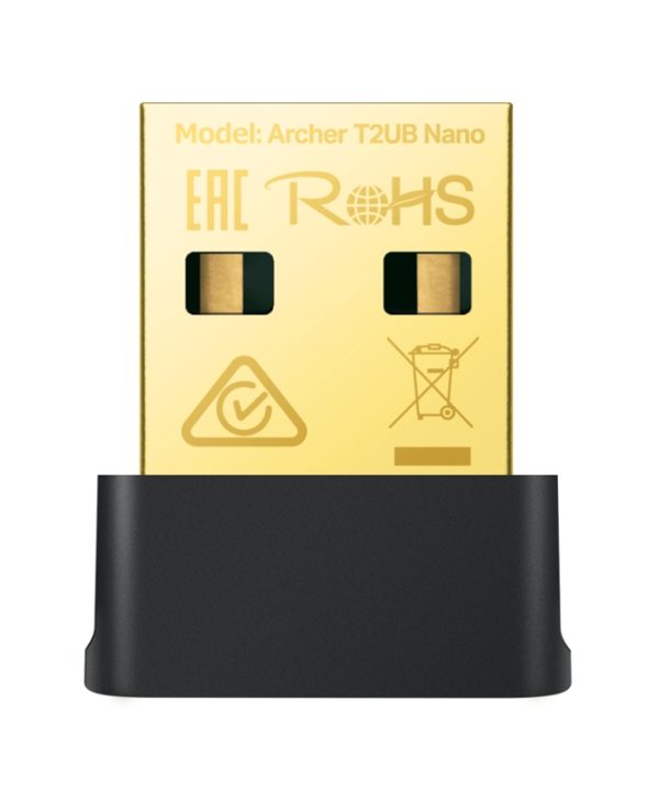 TP-Link AC600 Nano High Gain Wireless Dual Band USB Adapter Archer T2UB Nano