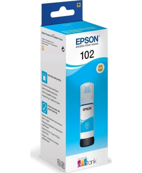 Epson Ecotank 102 Cyan Ink 70 ml C13T03R240