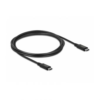 Delock Cable USB-C 4.0 Male - USB-C 4.0 Male 100W 2m Black 86980 - Image 2