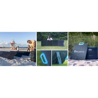 Bluetti Portable Solar Panel PV200 Monocrystalline 23.4% Eff. 20.5.6V/9.7A 200W MC4 IP65 Foldable PV200-EU-BK-BL-01 - Image 7