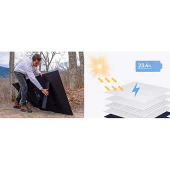 Bluetti Portable Solar Panel PV350 Monocrystalline 23.4% Eff. 37.5V/9.2A MC4 350W IP65 Foldable PV350-EU-BK-BL-01 - Image 5