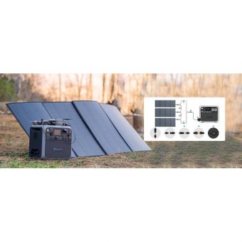 Bluetti Portable Solar Panel PV350 Monocrystalline 23.4% Eff. 37.5V/9.2A MC4 350W IP65 Foldable PV350-EU-BK-BL-01 - Image 6