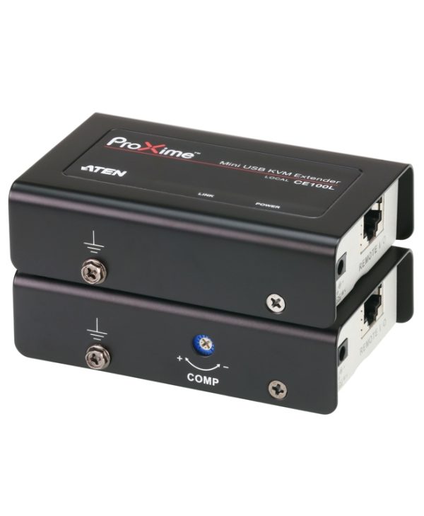 Aten CE100 USB VGA Cat5 Mini KVM Extender 100m CE100-AT-G