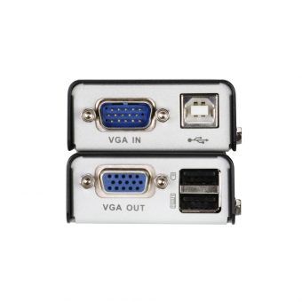 Aten CE100 USB VGA Cat5 Mini KVM Extender 100m CE100-AT-G - Image 2