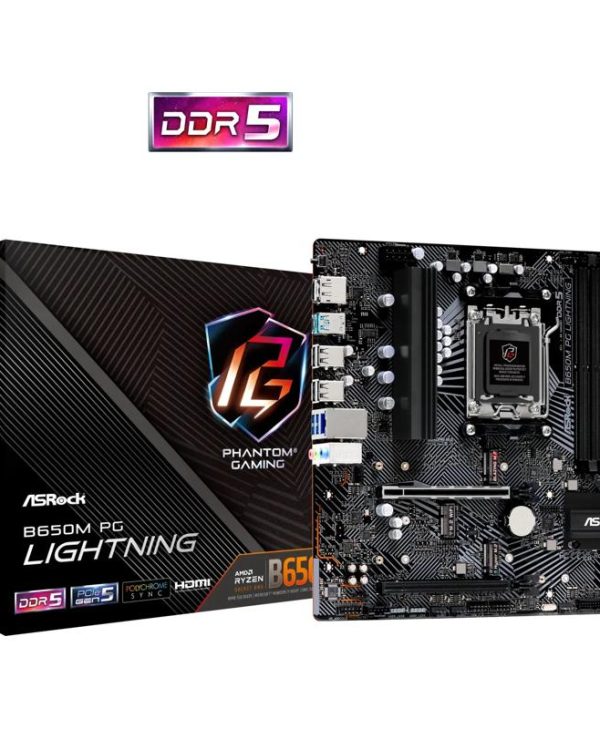 ASRock B650M Phantom Gaming Lightning 90-MXBMV0-A0UAYZ