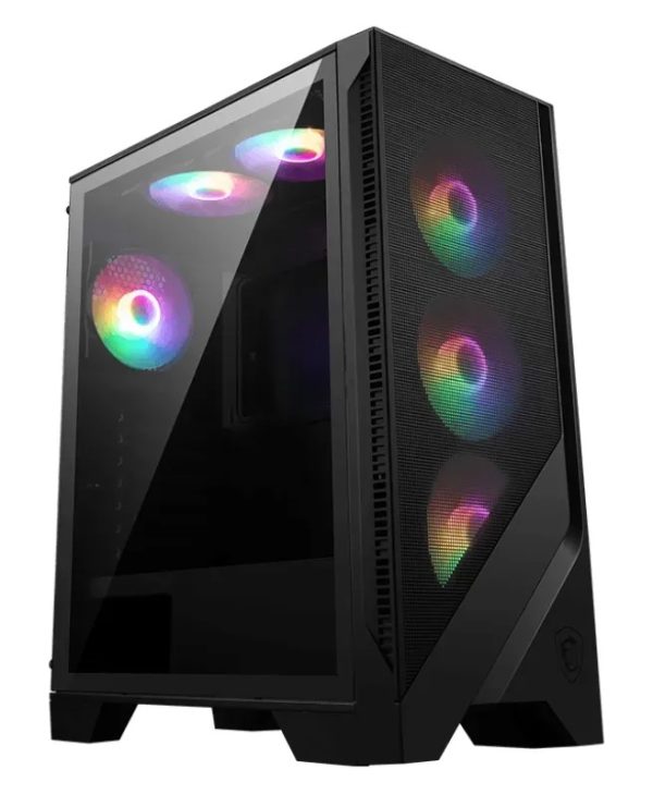 MSI MAG Forge 120A RGB Airflow Midi Tower Tempered Glass Black 306-7G23A21-809