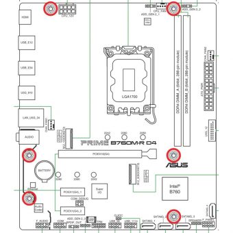 Asus Prime B760M-R D4 90MB1HA0-M0EAY0 - Image 9