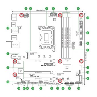 Asus Prime B760M-A D4-CSM 90MB1D00-M1EAYC - Image 10