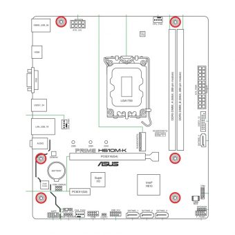 Asus Prime H610M-K 90MB1GA0-M0EAY0 - Image 9