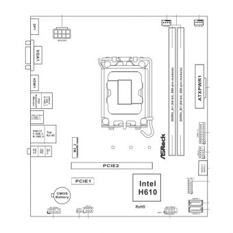 ASRock H610M-HDV/M.2 R2.0 90-MXBJH0-A0UAYZ - Image 8