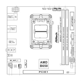 ASRock B650I Lightning WiFi 90-MXBMP0-A0UAYZ - Image 9