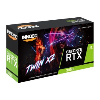 Inno3D GeForce RTX 3050 Twin X2 8GB GDDR6 N30502-08D6-1711VA41 - Image 3
