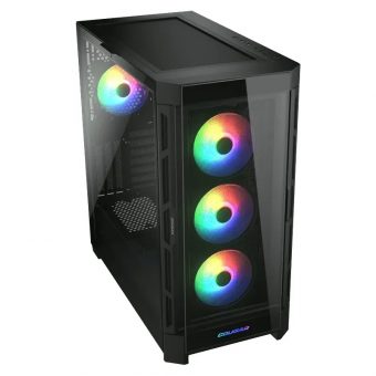 Cougar Duoface Pro RGB Midi Tower Tempered Glass Black CGR-5AD1B-RGB - Image 2