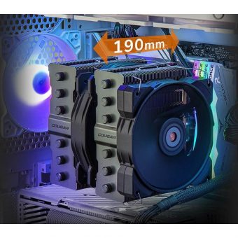 Cougar Duoface Pro RGB Midi Tower Tempered Glass Black CGR-5AD1B-RGB - Image 10