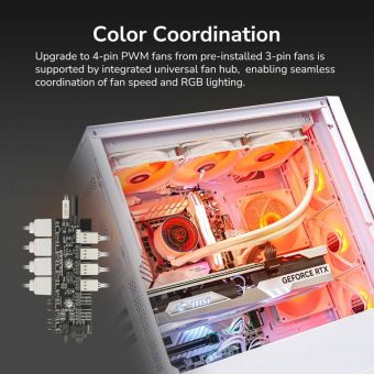 Cougar Uniface RGB Midi Tower White CGR-5C78W-RGB - Image 16
