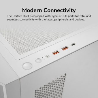 Cougar Uniface RGB Midi Tower White CGR-5C78W-RGB - Image 17