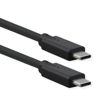 Roline Data Cable USB-C 3.2 Male-Male  1.0m  Black 11.02.9071-10