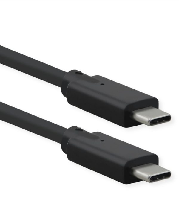 Roline Data Cable USB-C 3.2 Male-Male  1.0m  Black 11.02.9071-10